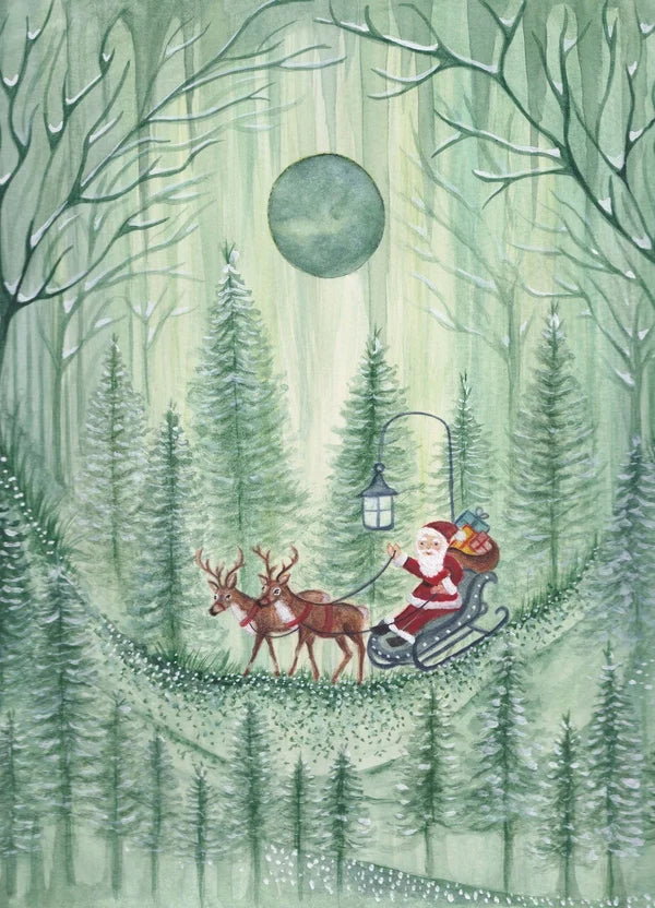 Postkarte SANTA