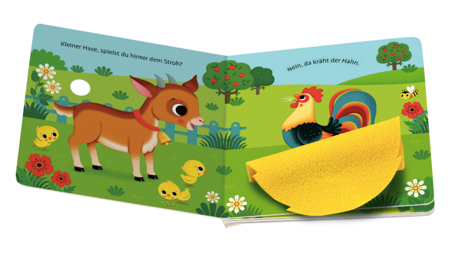 Pappbilderbuch - Wo bist du kleiner Hase?