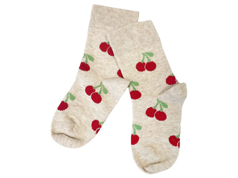 Socken Baumwolle KIRSCHE
