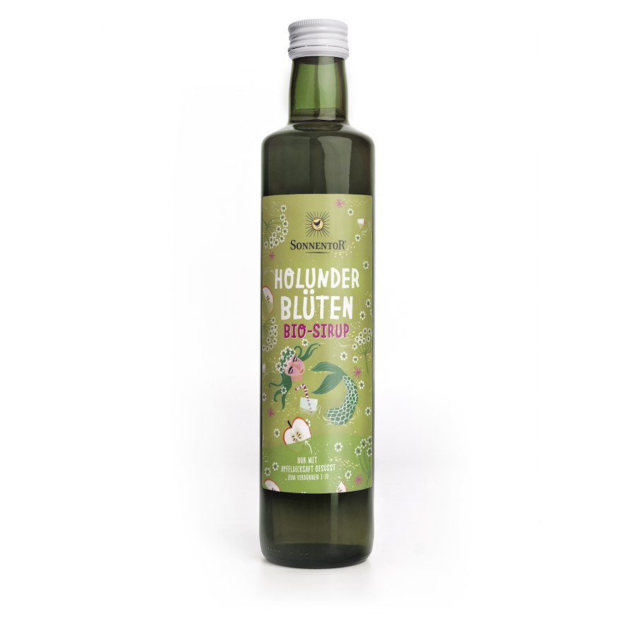 Bio Sirup ohne Zucker HOLUNDERBLÜTEN