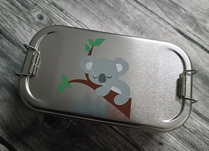 Znünibox mit bunter Applikation