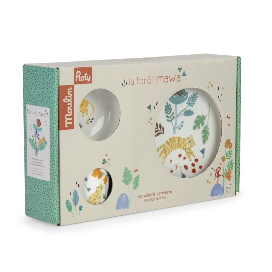 Porzellan Geschirr Set LA FORET MAWA