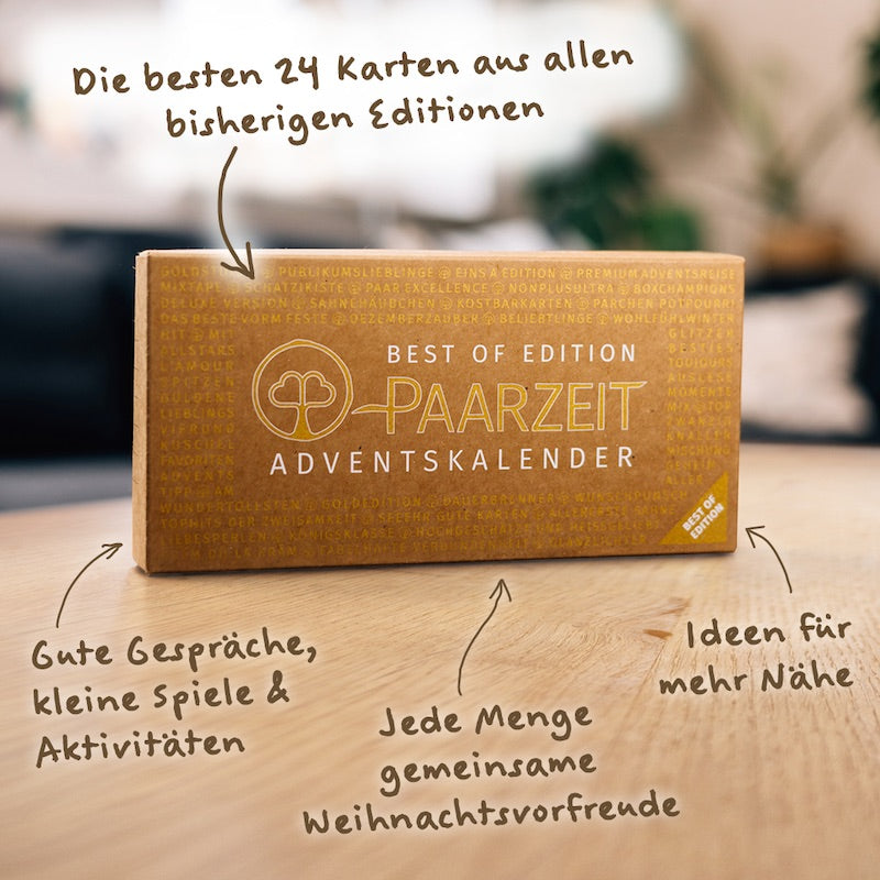 Paarzeit Adventskalender für Paare, Best Of Edition