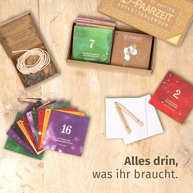 Paarzeit Adventskalender für Paare, Best Of Edition