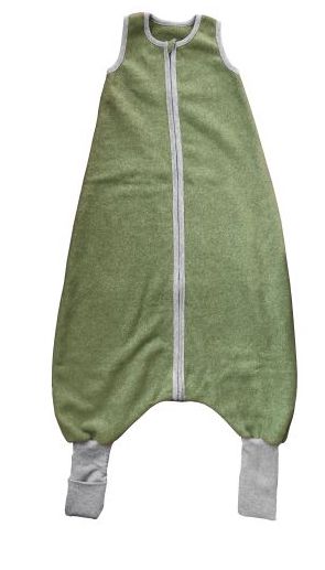 Schlafsack mit Beinen aus Bio Baumwoll-Fleece