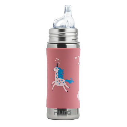 Sportflasche mit Trinklernaufsatz, 325ml