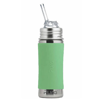 Sportflasche mit Trinkhalmaufsatz kiddo straw, 325ml