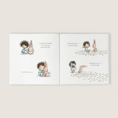 Bilderbuch - Häschen tröstet