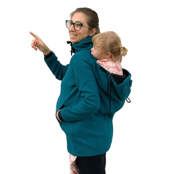 Umstands- und Tragejacke aus Wolle