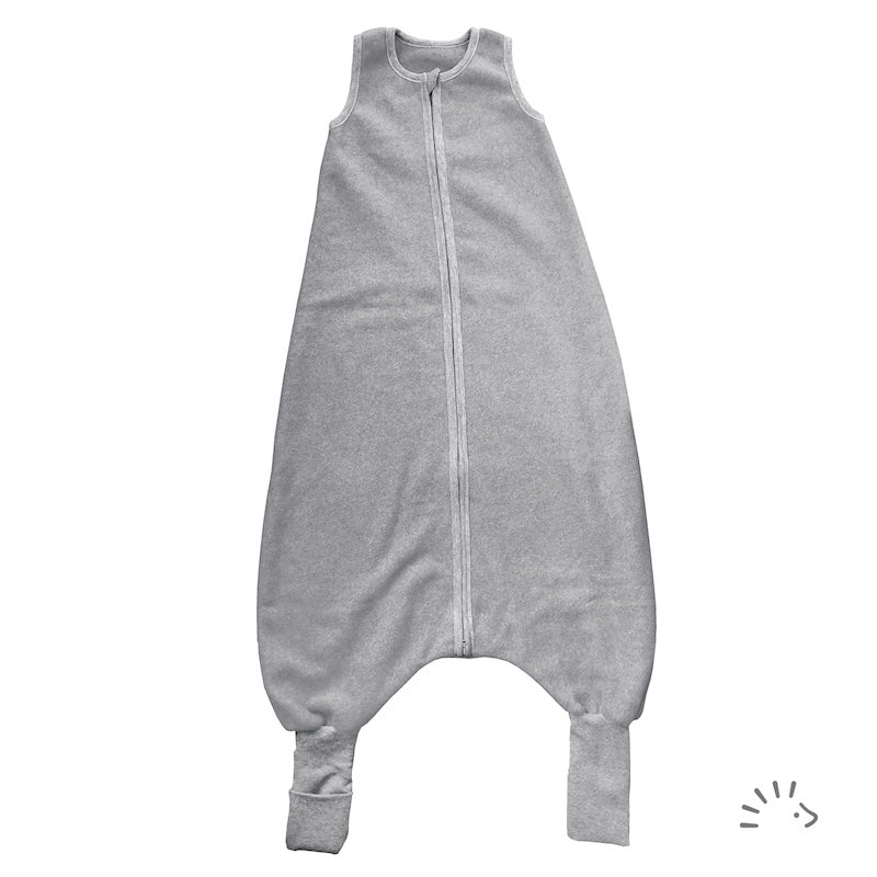 Schlafsack mit Beinen aus Bio-Baumwoll-Fleece