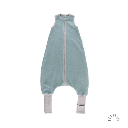 Schlafsack mit Beinen aus Bio-Baumwoll-Fleece