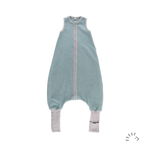 Schlafsack mit Beinen aus Bio-Baumwoll-Fleece