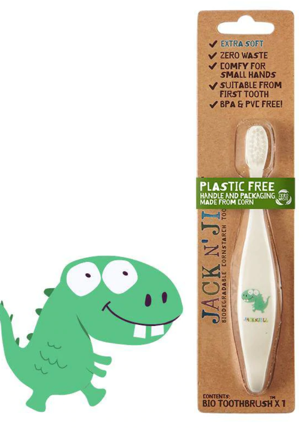 Plastikfreie Kinder-Zahnbürste