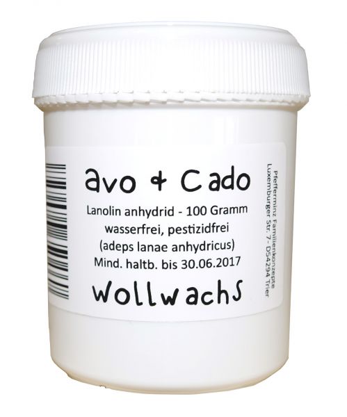 Avo+Cado Wollwachs Lanolin zum Nachfetten von Wollüberhosen