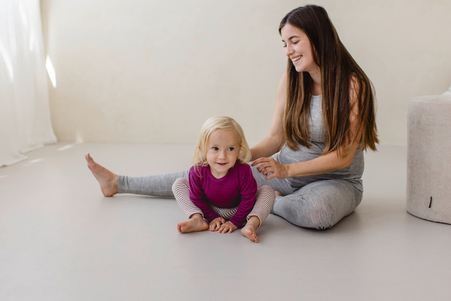 Wolle-Seide Leggings Damen