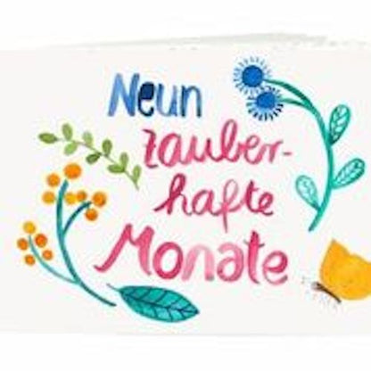 Frau Ottilie Erinnerungsbuch Schwangerschaft NEUN MONATE