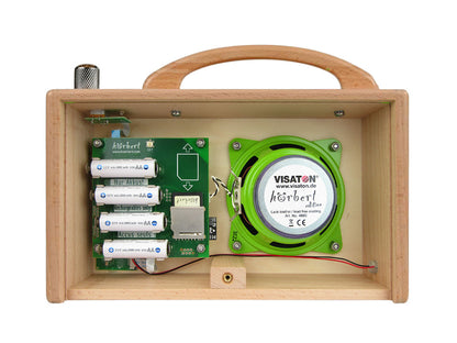 Kinder MP3-Player aus Holz HÖRBERT 3.0