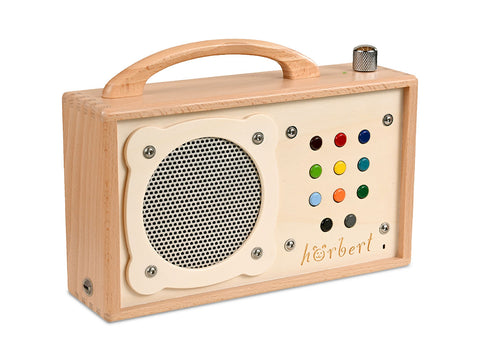 Kinder MP3-Player aus Holz HÖRBERT 3.0