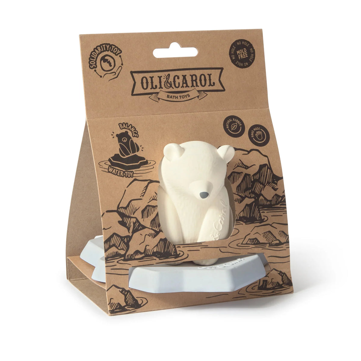 Badespielzeug aus Naturkautschuk EISBÄR