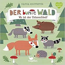 Kinderbuch Rätselbilderbuch - Der bunte Wald - Wo ist der Unterschied?