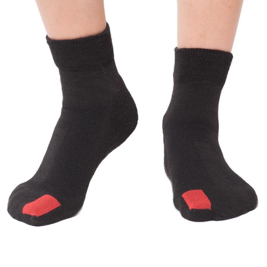 zehenfreundliche Socken aus Merino-Wolle