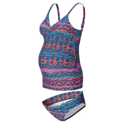 Badeanzug Maternity Tankini RED